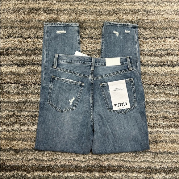Pistola High Rise Jeans Sz 26 | Pistola Presley High Rise Relaxed Roller Jeans - Picture 11 of 16